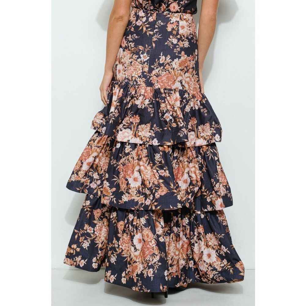 AiNa Catalina Floral Blouse & FLORAL ZIMM Maxi SKIRT Set - size S - Picture 4 of 8